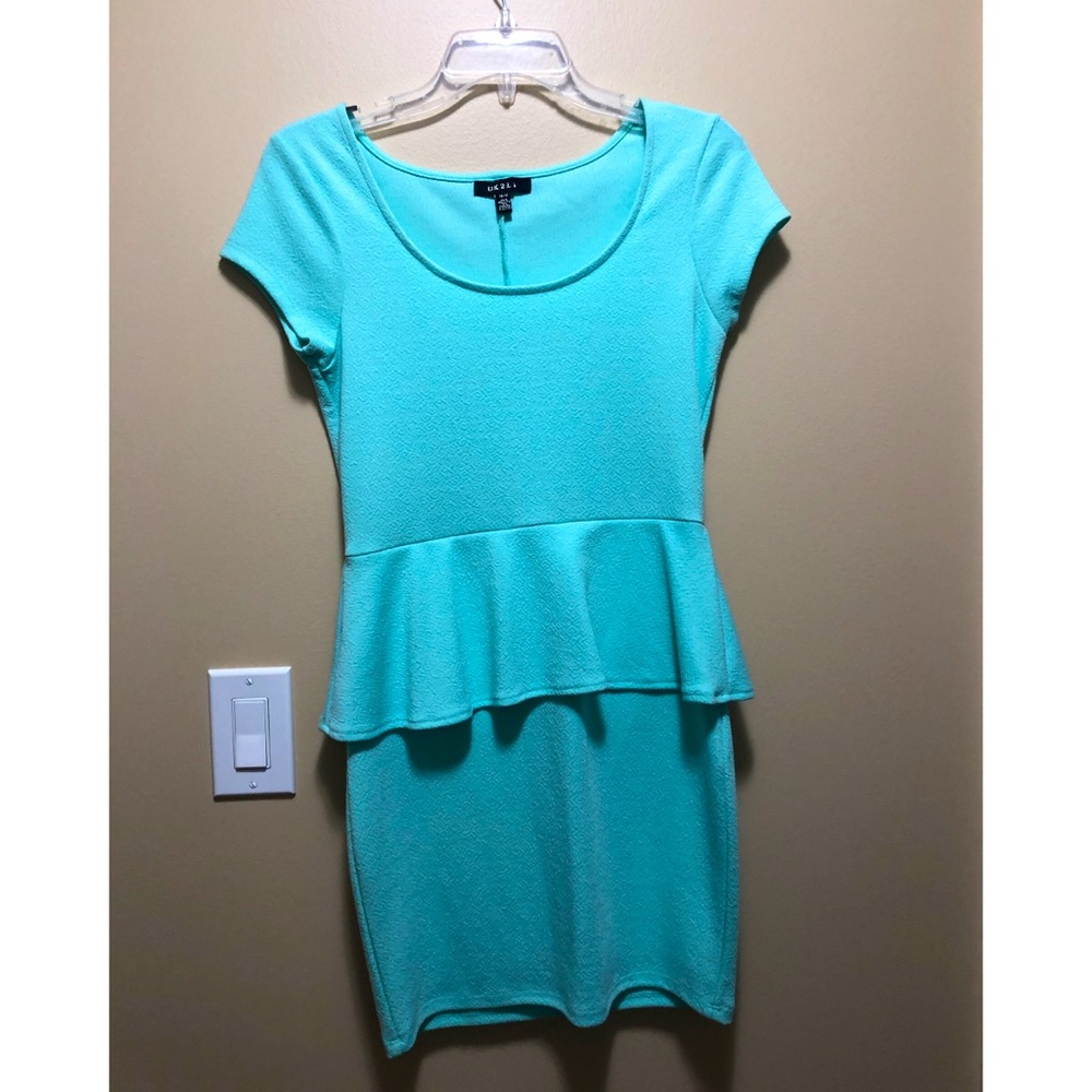 Mint green dress